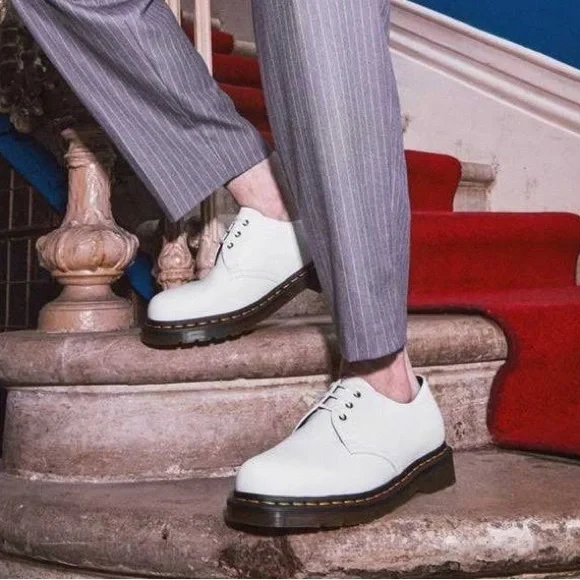 Martens 1461 White Doc Martens Men's NWT Martens White Vegan